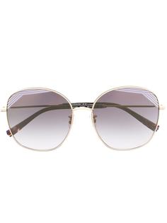 MISSONI EYEWEAR солнцезащитные очки в массивной оправе