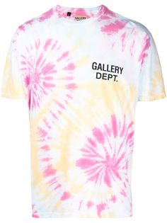 GALLERY DEPT. футболка с принтом тай-дай и логотипом