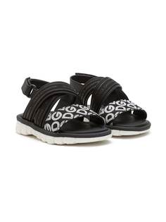 Dolce & Gabbana Kids сандалии на липучках с логотипом