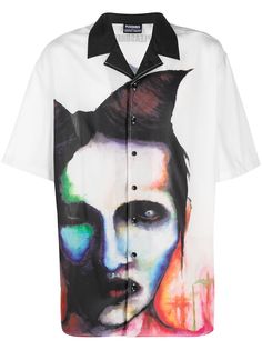 Pleasures рубашка с принтом из коллаборации с Marilyn Manson