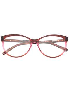MISSONI EYEWEAR очки в прозрачной оправе кошачий глаз