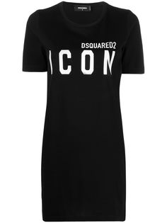 Dsquared2 платье-футболка с принтом Icon