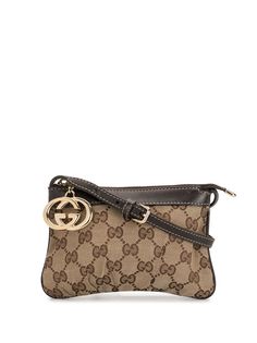 Gucci Pre-Owned мини-сумка через плечо с монограммой GG