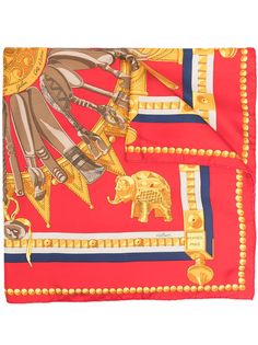 Hermès платок 2000-х годов с узором Hermes