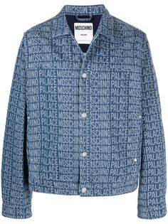 Moschino джинсовая куртка с логотипом из коллаборации с Palace