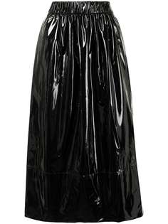 Tibi юбка А-силуэта с эластичным поясом