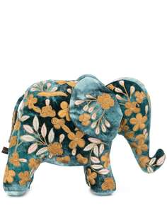Anke Drechsel мягкая игрушка в виде слона с цветочной вышивкой