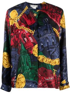 Céline Pre-Owned рубашка pre-owned с принтом