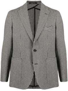 Tagliatore однобортный пиджак в ломаную клетку