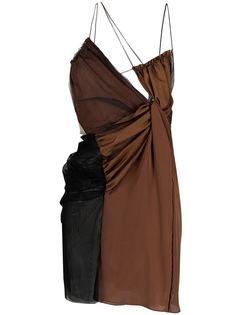 Nensi Dojaka платье мини со сборками
