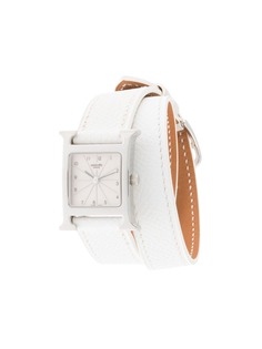 Hermès кварцевые наручные часы Heure H pre-owned 20 мм Hermes