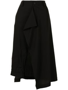 Yohji Yamamoto юбка с асимметричным подолом