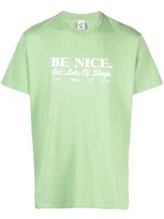 Sporty & Rich футболка с надписью Be Nice