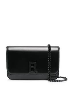 Balenciaga кошелек с цепочкой и логотипом B.