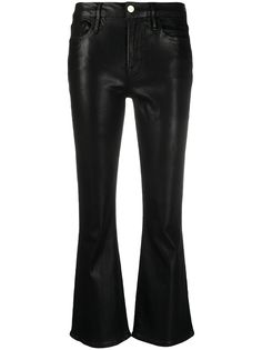 FRAME укороченные расклешенные джинсы