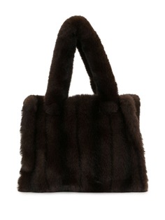 STAND STUDIO сумка-тоут с искусственным мехом