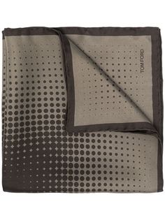 TOM FORD платок-паше с геометричным принтом