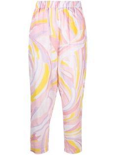 Emilio Pucci брюки с принтом Vetrate