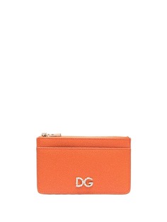 Dolce & Gabbana маленький кошелек из кожи Dauphine со стразами