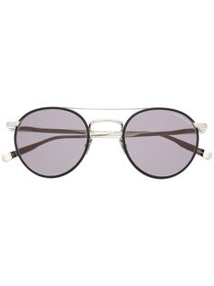 Garrett Leight солнцезащитные очки в круглой оправе