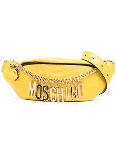 Moschino поясная сумка с логотипом