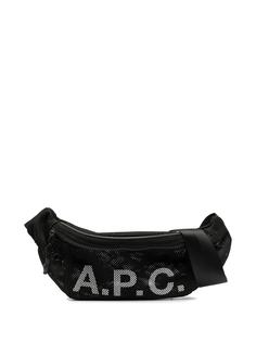 A.P.C. поясная сумка с логотипом