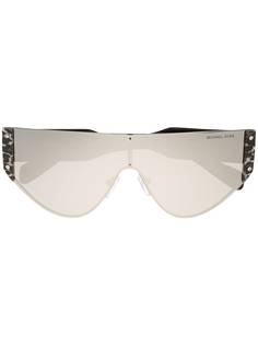 Michael Kors массивные солнцезащитные очки с леопардовым принтом