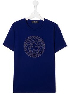 Versace Kids футболка с логотипом Medusa