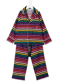 SONIA RYKIEL ENFANT пижамный комплект в полоску