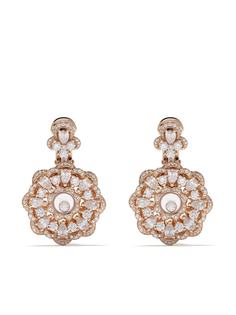 Chopard серьги Happy Precious из розового золота с бриллиантами