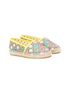 Gucci Kids эспадрильи с узором