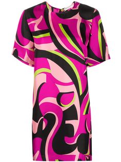 Emilio Pucci платье-трапеция с абстрактным принтом