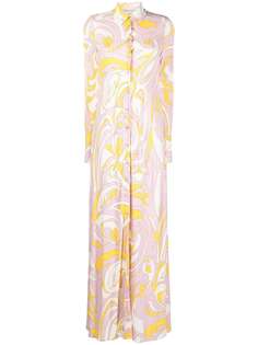 Emilio Pucci платье-рубашка с принтом Dinamica