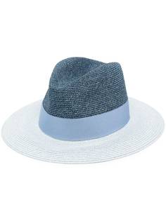 Emporio Armani плетеная шляпа-федора