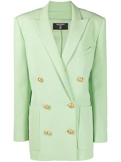 Balmain двубортный блейзер