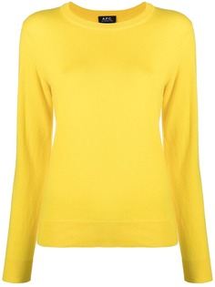 A.P.C. джемпер с круглым вырезом