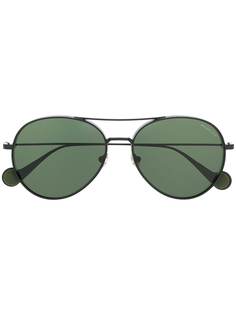 Moncler Eyewear солнцезащитные очки-авиаторы в круглой оправе