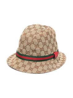 Gucci Kids шляпа-федора Original GG