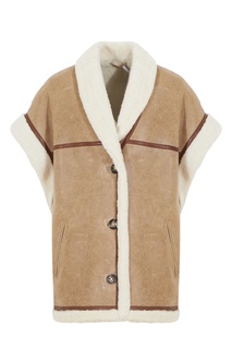 Куртка из овчины без рукавов Adelia Isabel Marant