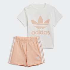 Комплект: футболка и шорты Trefoil adidas Originals