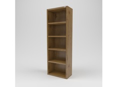 Стеллаж лофт (kovka object) коричневый 68.0x200.0x36.0 см.