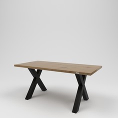 Стол обеденный лофт (kovka object) коричневый 170.0x75.0x80.0 см.