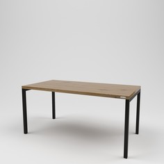 Стол обеденный лофт (kovka object) коричневый 150.0x75.0x80.0 см.