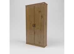 Шкаф лофт (kovka object) коричневый 110.0x210.0x40.0 см.