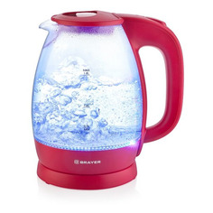 Чайник электрический BRAYER 1045BR-RD, 2200Вт, розовый