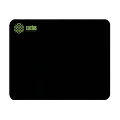 Коврик для мыши Cactus Black, черный [cs-mp-p01m]