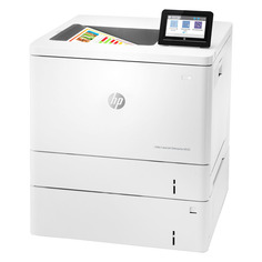 Принтер лазерный HP Color LaserJet Enterprise M555x цветной, цвет: белый [7zu79a]