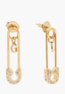 Серьги Guess с позолотой