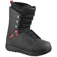 Ботинки сноубордические Salomon 19-20 Faction Rtl Lace Black/Red - 42,5 EUR