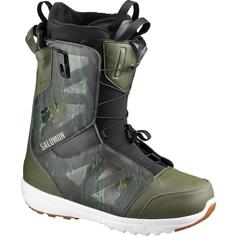 Ботинки сноубордические Salomon 19-20 Launch Camo/Dark Olive/Beluga - 44,5 EUR